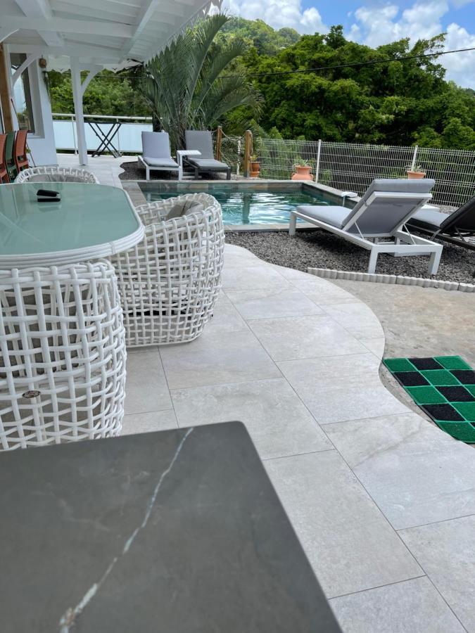 Les Appart Villa Sunbay Caraibes Avec Piscine Privative Vue Mer Et Montagne Le François Екстериор снимка