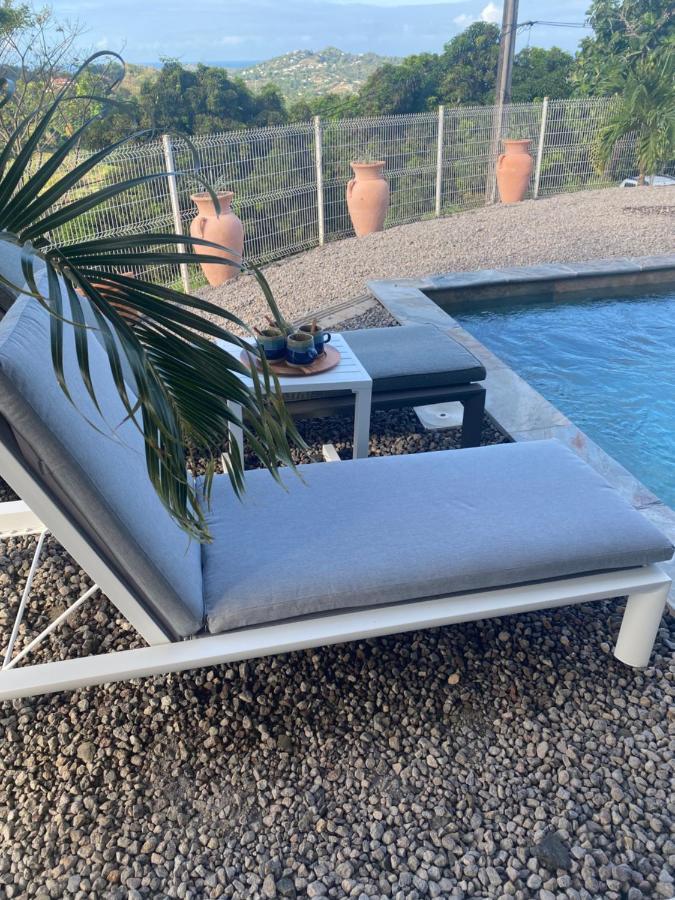 Les Appart Villa Sunbay Caraibes Avec Piscine Privative Vue Mer Et Montagne Le François Екстериор снимка